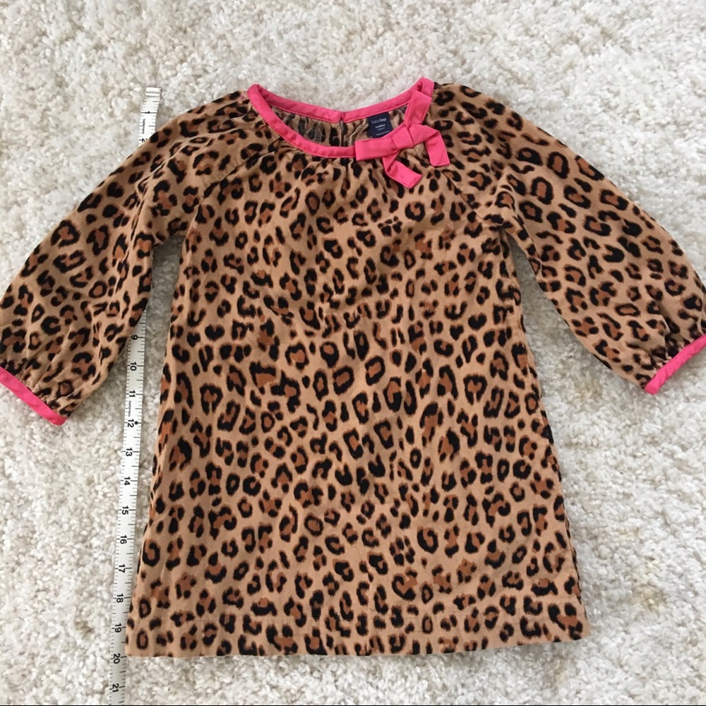 Baby Gap 3T leopard print corduroy dress   So cute!!